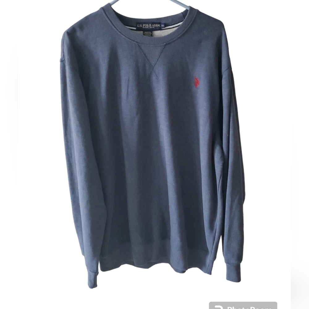 US Polo Association size‎ XL Blue Sweat shirt long sleeve Mens
